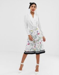 Unique21 floral culotte pants-Multi
