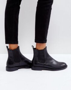 Vagabond amina black leather chelsea boots
