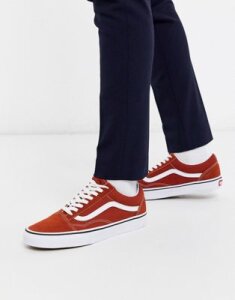 Vans Old Skool sneaker in red/white