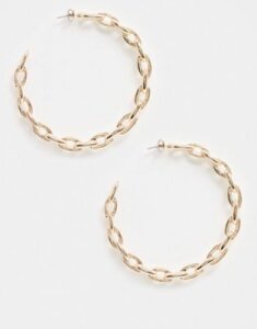 Vero Moda gold chain detail earrings