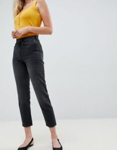 Vero Moda straight leg jeans-Gray