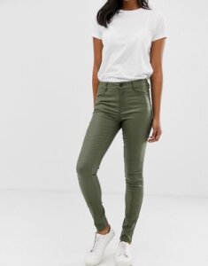 Vila coated jeans-Green