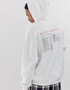 Vintage Supply hoodie in white with logo
