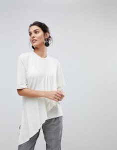 Y.A.S Frill Top-White