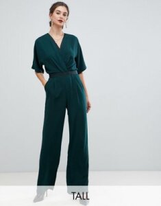 Y.A.S Tall tailored jumpsuit-Green