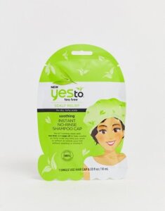 Yes to Tea Tree Soothing Instant No-Rinse Shampoo Cap Single Use-No Color