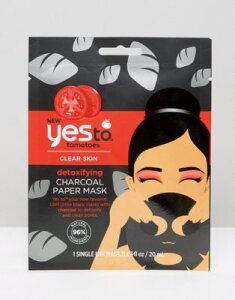 Yes To Tomatoes Charcoal Detoxifying Paper Mask-No Color