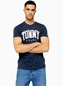 NAVY BLAUTommy Hilfiger 'Essential' T-Shirt mit Logo, navyblau, NAVY BLAU
