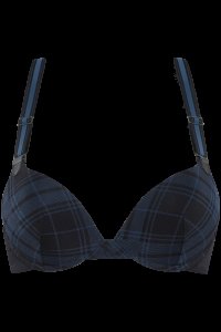 Marlies Dekkers - Gloria push up bh | wired padded black and insignia blue - 85b