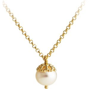 Damen Jersey Pearl emma-kate freshwater pearl anhänger sterling-silber eksp-gw
