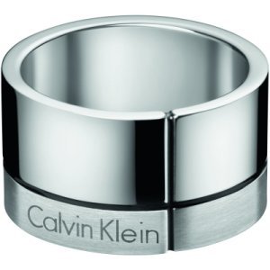 Herren Calvin Klein Size T/U Constructed Ring Edelstahl KJ3PMR090110