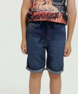 Bermuda Infantil Jeans Bolsos Marisa
