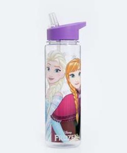 Garrafa Squeeze Feminina Estampa Frozen 670ml Disney