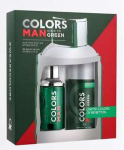 Kit Masculino Perfume e Desodorante Colors Man Green Benetton