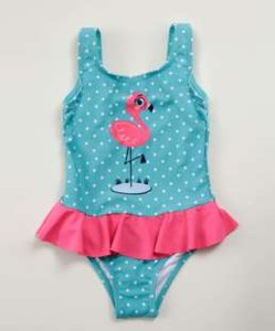 Maiô Infantil Estampa Flamingo Marisa