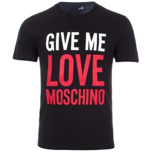Give Me Love Moschino T-Shirt in Black