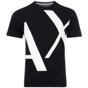 Armani Exchange - Mega logo t-shirt in black