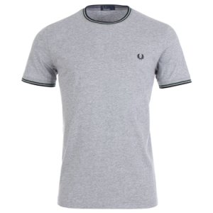 Fred Perry - Twin tipped t-shirt in grey