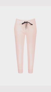 DKNY Logo Cropped Track Jogging Bottoms - Pink - Womens, Pink