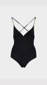 Stella McCartney Strappy Swimsuit - Black - Womens, Black