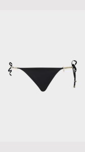 Stella McCartney Tie Side Bikini Bottoms - Black - Womens, Black