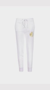 Versace Jeans Couture Adriano Logo Jogging Bottom - White - Womens, White