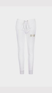 Versace Jeans Couture Foil Logo Jogging Bottom - White - Womens, White