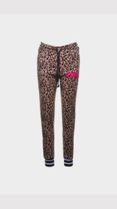 Versace Jeans Couture Leopard Print Logo Jogging Bottom - Leopard - Womens, Leopard