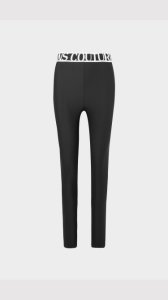 Versace Jeans Couture Logo Waist Legging - Black - Womens, Black