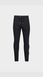Versace Jeans Couture Tape Side Fleece Jogging Bottom - Black - Mens, Black