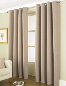 Country Club Thermal Blackout Curtains, Latte (229 x 229cm)