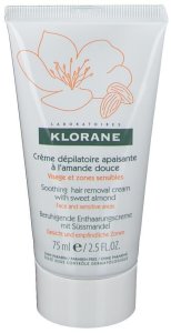 Klorane Sweet Almond Soothing Hair Removal Cream (75ml)