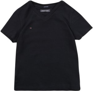 Tommy Hilfiger Organic Cotton V-Neck T-Shirt (KB0KB04142) sky captain