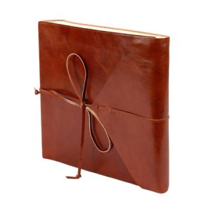 Aspinal of London Traditional Leather Photo Album in Brown