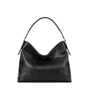 Aspinal Of London - Hobo bag in smooth black