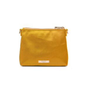 Trunk Pouch in Gold Satin