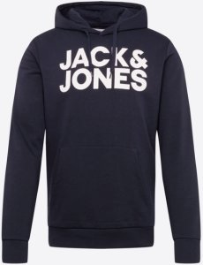 Jack & Jones Logo Hoodie (12152840) navy blazer