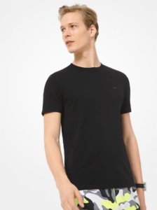 MK T-shirt en coton - NOIR(NOIR) - Michael Kors