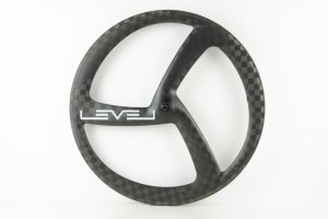 Level - Carbon Disc-Rear Tri-Spoke Front Wheelset