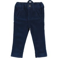 Noukies - Pantalon bleu marine en velours