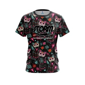 Storm Day Of The Dead Cats CoolWick Bowling Jersey