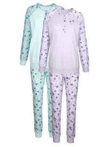 Pyjama Harmony mint/lila