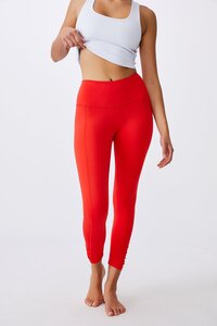 Body - Love You A Latte 7/8 Active Tight - Candy red