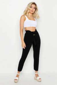 Boohoo - Button detail tapered pants