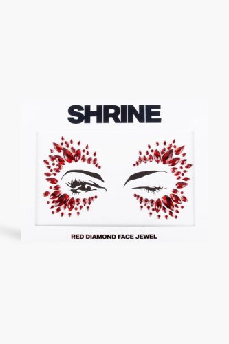 Boohoo - Shrine halloween rode face jewels