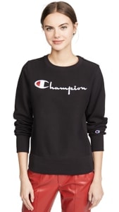 Champion Premium Reverse Weave Big Script Crew Neck Sweatshirt