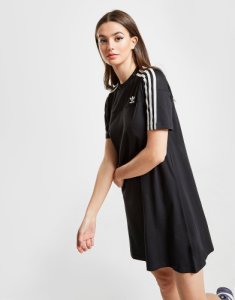 adidas Originals 3-Stripes Mesh T-Shirt Dress Dames - Zwart - Dames