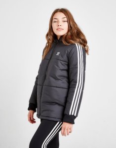 Adidas Originals Girls' Boxy Padded Jacket Junior - alleen bij JD - Zwart - Kind