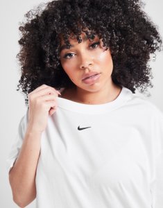Nike Essential Boyfriend Plus Size T-Shirt Dames - Wit - Dames