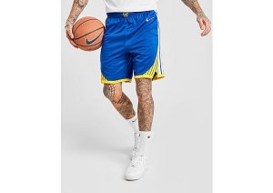 Nike NBA Golden State Warriors Swingman Shorts Heren - Rush Blue/White/Amarillo/White - Heren